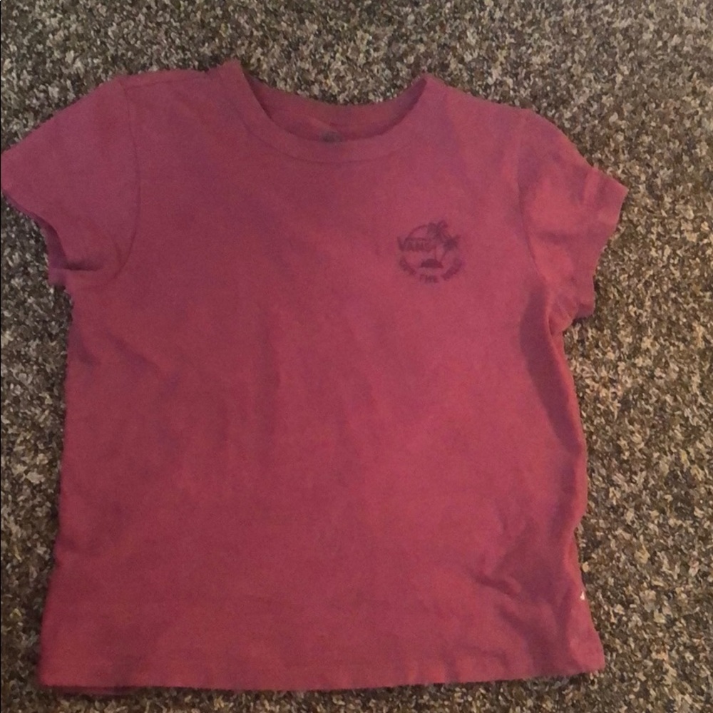 Vans pink t-shirt